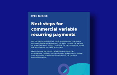 Next steps for commercial variable recurring payments